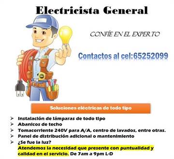 Electricista, Servicio Técnico Express. Panamá